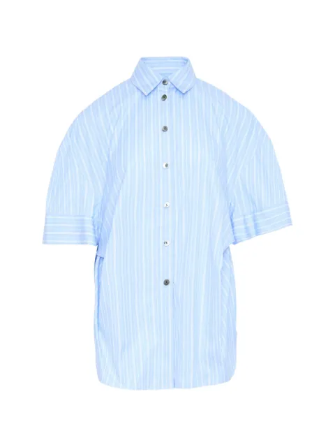 Enföld striped 3D short-sleeve shirt Blue 300JA430052100LIGHTBLUE
