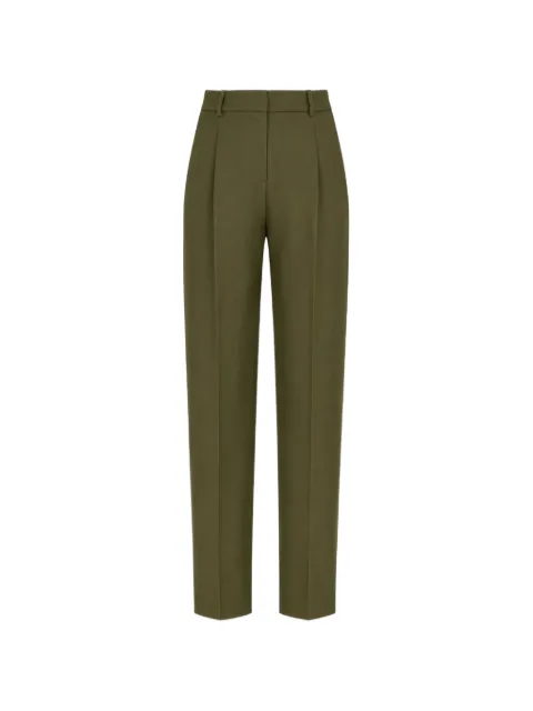 Nº21 pleated straight-leg trousers Green PF26B03131285606
