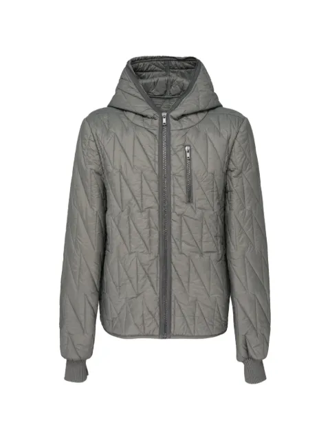 Rick Owens quilted blouson jacket Grey RU02F4722NPT148
