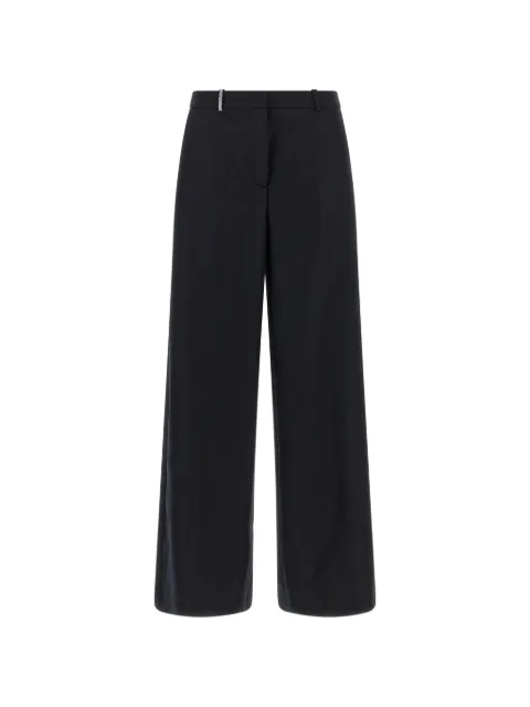 Peserico Punto Luce palazzo pants Blue E0447603359963