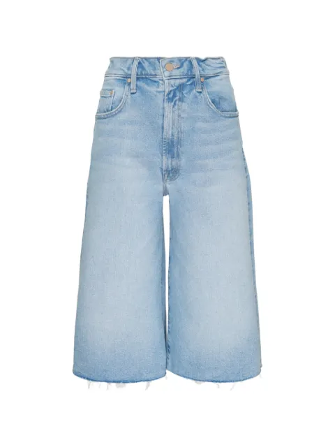 MOTHER The Whole Lot frayed denim shorts Blue 4208188000NGE