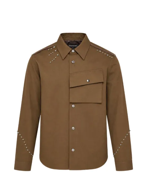 Andersson Bell Roghen studded shirt Brown ATB1595M00BROWN