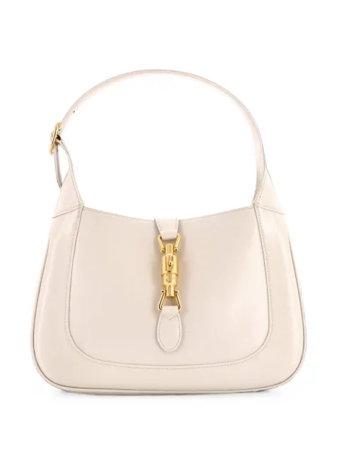 Gucci Pre-Owned Jackie 1961 Leather Small hobo bag White ZBS1E46DUNS596SM