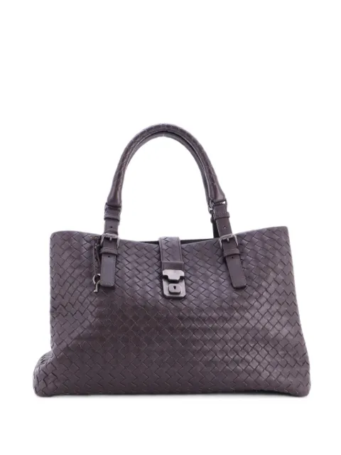 Bottega Veneta Pre-Owned Roma Bag Intrecciato Nappa Medium tote bag Brown YBZSEO8SN7CD9M8U