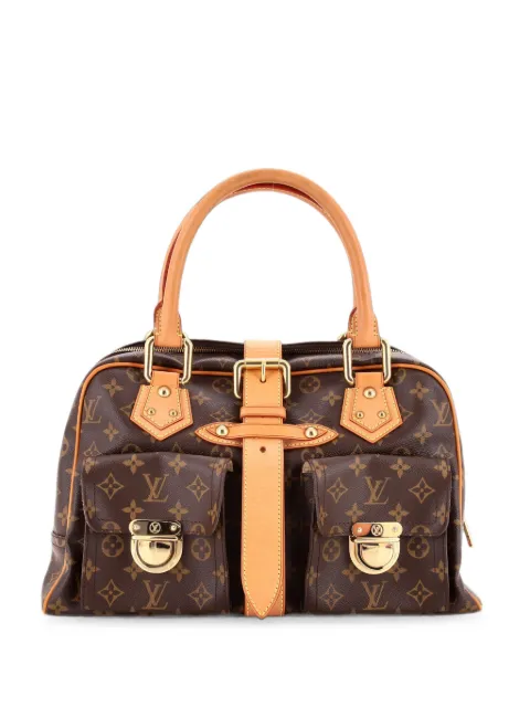 Louis Vuitton Pre-Owned Manhattan Handbag Monogram Canvas GM satchel Brown X0CG9CZLTRTFLPCW