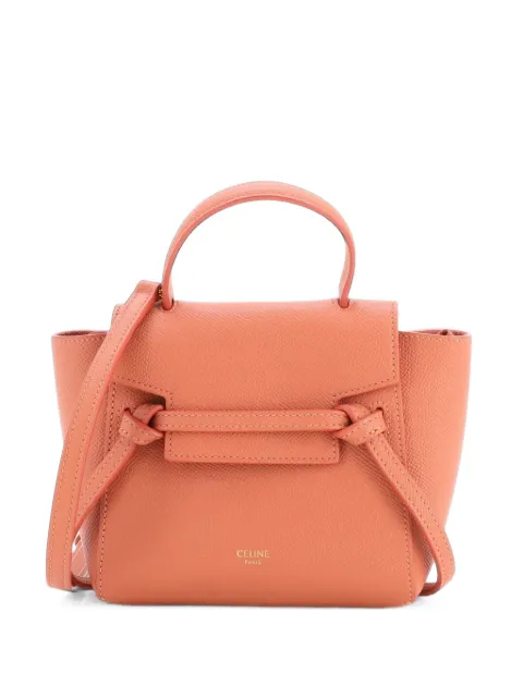 Celine Pre-Owned Belt Bag Textured Leather Pico shoulder bag Pink X0IBM7PZNMW22TOA