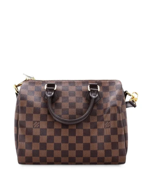 Louis Vuitton Pre-Owned Speedy Bandouliere Bag Damier 25 satchel Brown IMR81E0QVMUFK3BW