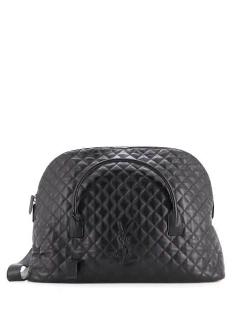 Saint Laurent Pre-Owned ES Giant Quilted Leather travel bag Black MPRKNHLFNYCWQXHY