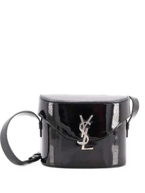 Saint Laurent Pre-Owned June Box Bag Patent shoulder bag Black HG85QF0CPM38J7TT