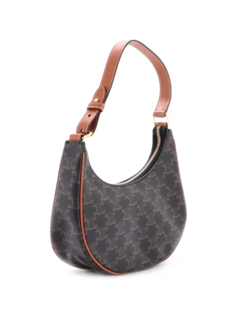 Celine Pre-Owned Ava Bag Triomphe Coated Canvas shoulder bag Brown V1BB1CE3MA8D36UA