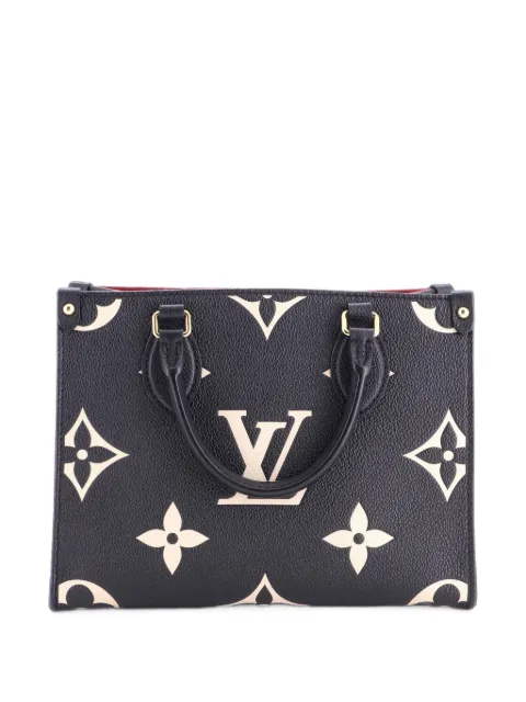 Louis Vuitton Pre-Owned OnTheGo Bicolor Monogram Empreinte Giant PM tote bag Black LBC6TNLIU9T6VR5F