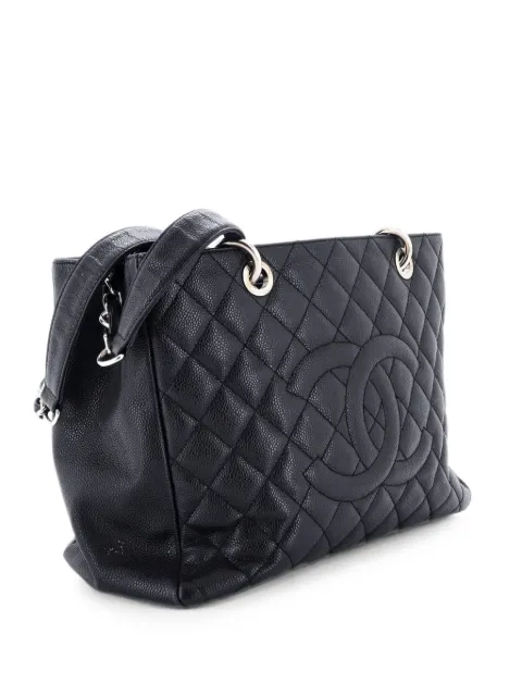 CHANEL Pre-Owned Grand Shopping Quilted Caviar tote bag Black H6WLV599BVMW6WJE