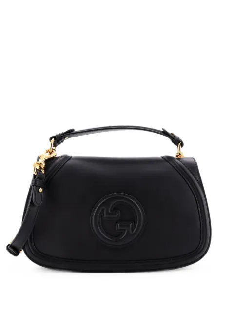 Gucci Pre-Owned Blondie NM Top Handle Bag Leather Large shoulder bag Black FXPDP39ZSOAGKQGB