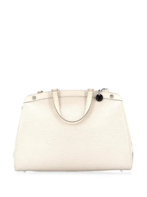 Louis Vuitton Pre-Owned Brea Handbag Epi Leather MM satchel White TEFGDLMVP025L0EI