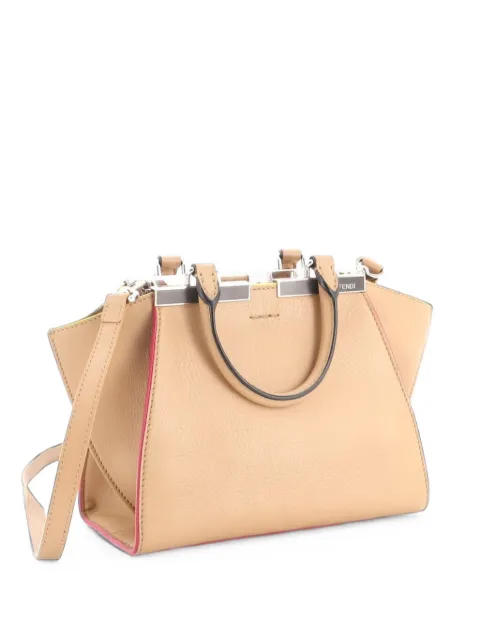 Fendi Pre-Owned 3Jours Bag Leather Mini crossbody bag Brown TATX8FH04896ANER