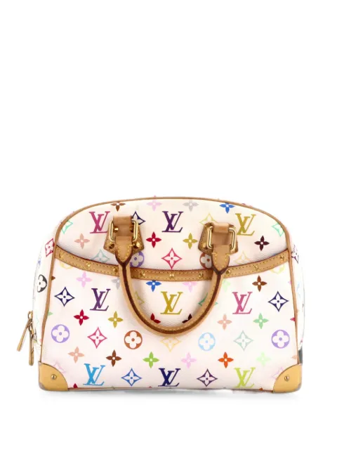 Louis Vuitton Pre-Owned Trouville Handbag Monogram Multicolor satchel White T3SZ2SW1N26E3PGO