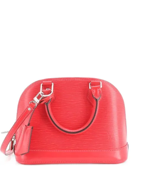Louis Vuitton Pre-Owned Alma Handbag Epi Leather BB satchel Red SLYVZZTTNPG9UY9V
