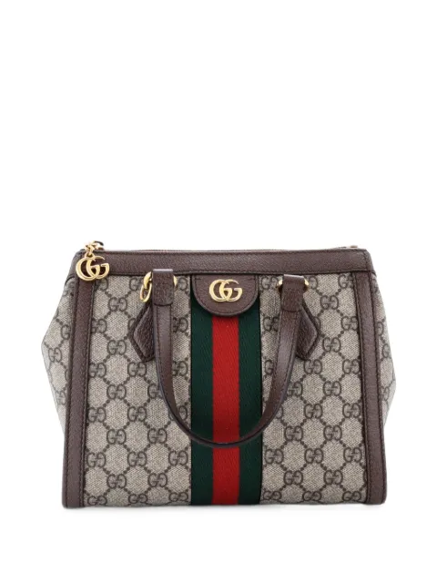 Gucci Pre-Owned Ophidia Top Handle GG Coated Canvas Small tote bag Brown S888ORFM5T23UC29