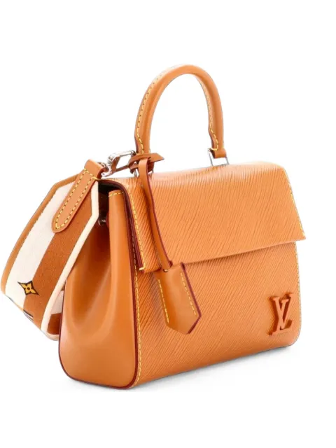 Louis Vuitton Pre-Owned Cluny Top Handle Bag Epi Leather Mini satchel Brown ZDIP42OSET1O0T3F