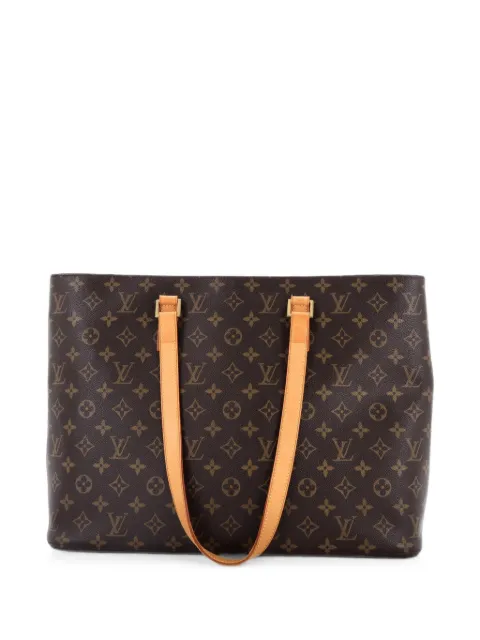 Louis Vuitton Pre-Owned Luco Handbag Monogram Canvas tote bag Brown KPMNFUS8GKVEUAQH