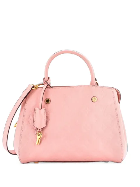 Louis Vuitton Pre-Owned Montaigne Handbag Monogram Empreinte Leather BB satchel Pink J79ZLGU9OI0N59EC