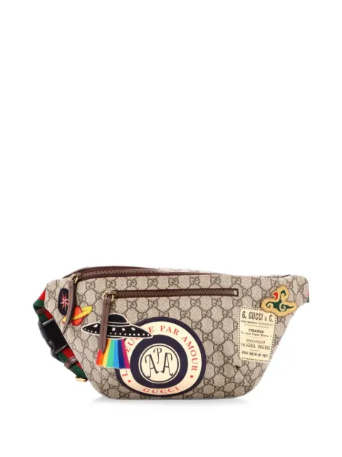 Gucci Pre-Owned Courrier Zip GG Coated Canvas with Applique belt bag Brown O2U8YLSLH7ZVZFFJ