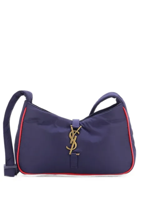 Saint Laurent Pre-Owned Le 5 a 7 Hobo Nylon Small shoulder bag Blue XB5KTHX3JZZWUA22