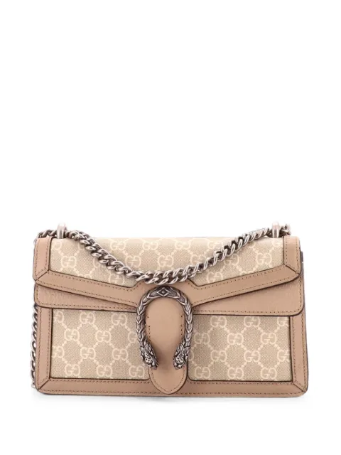 Gucci Pre-Owned Dionysus Bag GG Coated Canvas with Leather Small shoulder bag Neutrals HCHVBCBA4O608IHV