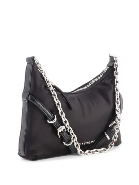 Givenchy Pre-Owned Voyou Party Satin with Leather Mini shoulder bag Black VPYTOTHO8VB2L67H