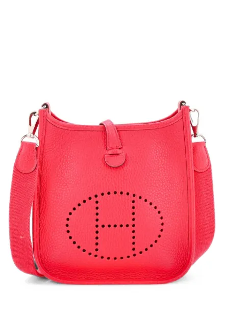 Hermès Pre-Owned Evelyne Bag Gen III Clemence TPM crossbody bag Pink UGQSI5ZT6948QPRX