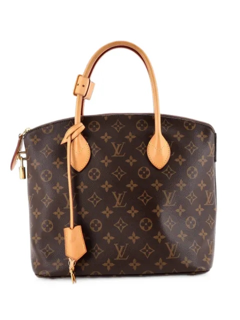 Louis Vuitton Pre-Owned Lockit NM Handbag Monogram Canvas PM satchel Brown 6ECTL4QTCFR79WEY