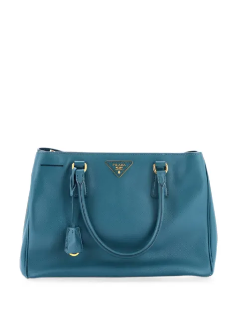 Prada Pre-Owned Gardener's Saffiano Leather Medium tote bag Blue 6H9KHHHBIHLIKRLF