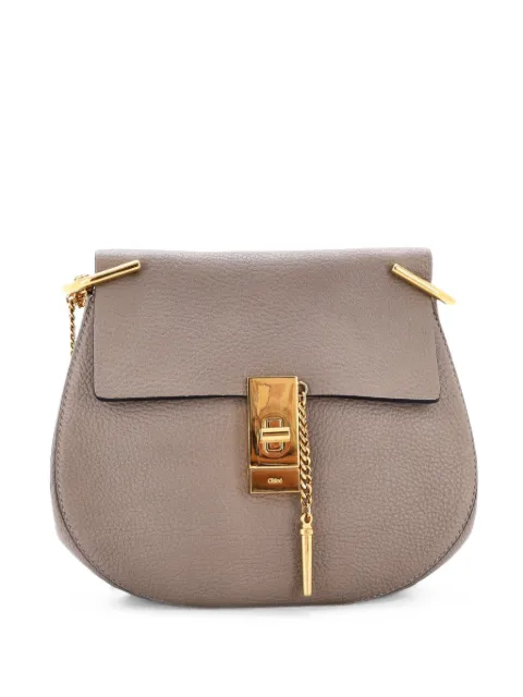 Chloé Pre-Owned Drew Leather Medium crossbody bag Grey ED1C1IQE08RWIMY1