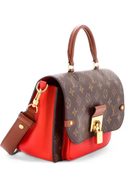 Louis Vuitton Pre-Owned Vaugirard Handbag Monogram Canvas with Leather satchel Red 68N7A0U1VG3RNXUI