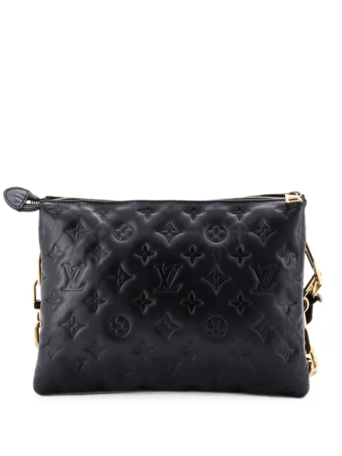 Louis Vuitton Pre-Owned Coussin Bag Monogram Embossed Lambskin PM crossbody bag Black CJZDW13Z71MEC9TC