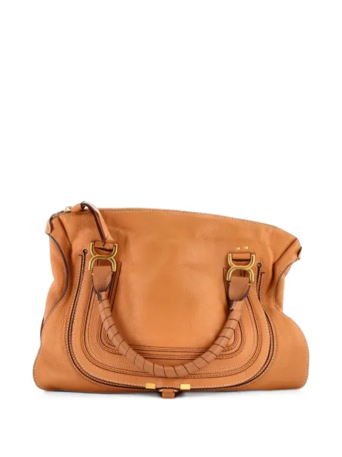Chloé Pre-Owned Marcie Leather Large shoulder bag Brown D15KPMHNKV2J9ITZ