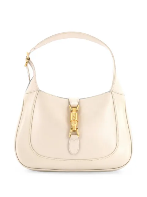 Gucci Pre-Owned Jackie 1961 Leather Small hobo bag White DGOKQS0RFDZT491D