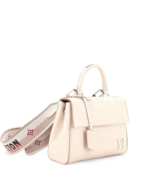 Louis Vuitton Pre-Owned Cluny Top Handle Bag Epi Leather Mini satchel White CLHESR6C6DEMRB9G