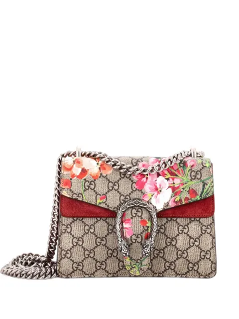 Gucci Pre-Owned Dionysus Bag Blooms Print GG Coated Canvas Mini crossbody bag Brown CDCN76UZBDLCI8VO