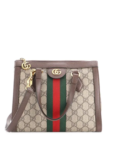 Gucci Pre-Owned Ophidia Top Handle GG Coated Canvas Small tote bag Brown BFMEUFU66ZVKF1C4