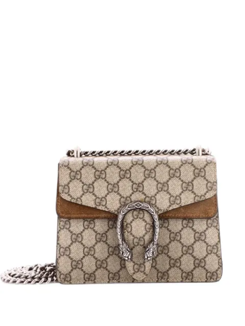 Gucci Pre-Owned Dionysus Bag GG Coated Canvas Mini shoulder bag Brown 29MUQVXUUZ2LVSFV