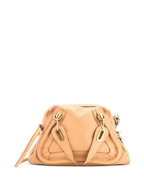 Chloé Pre-Owned Paraty Top Handle Bag Leather Medium satchel Neutrals 04L47E07XWCOM2PC