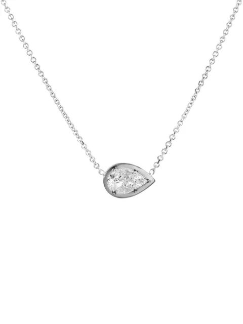 Sylva & Cie diamond pear mosaic necklace Silver P272913693