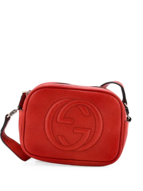 Gucci Pre-Owned Soho Disco Leather Mini crossbody bag Red 0T6O9G5RBXY64IHX