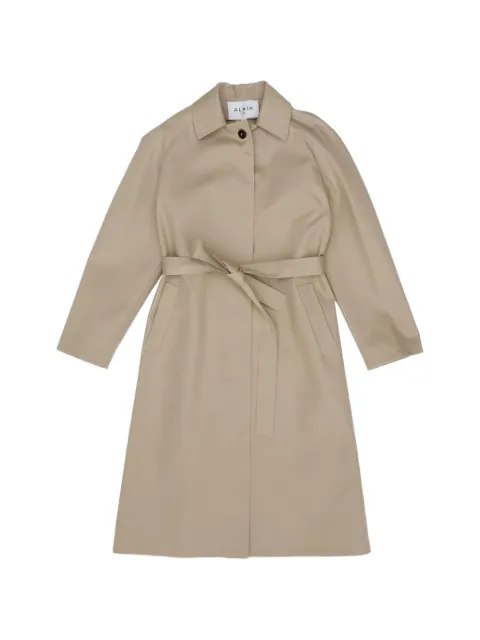 Alaïa belted raincoat Neutrals AA9M1204W004D110