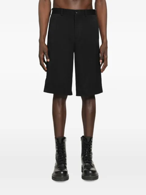 Comme des Garçons Homme Plus zip-detailed tailored shorts Black PQP0530511