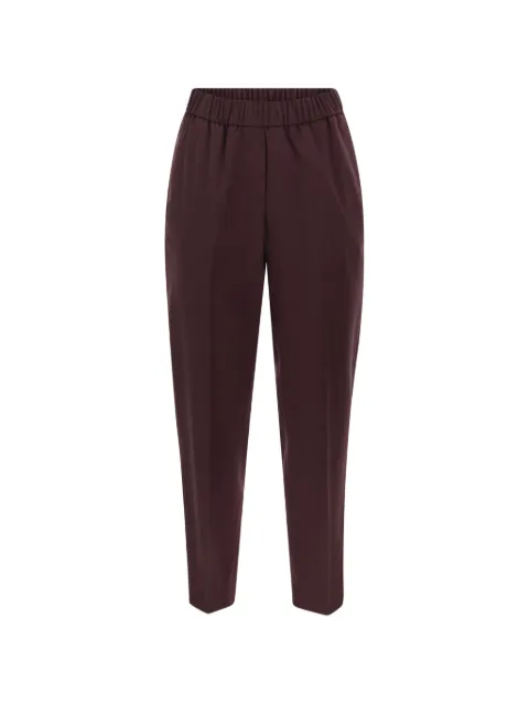 Peserico Punto Luce tapered trousers Red P0467803464227