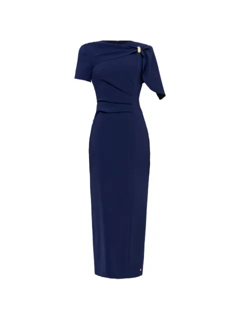 NISSA fitted midi dress Blue RC16985
