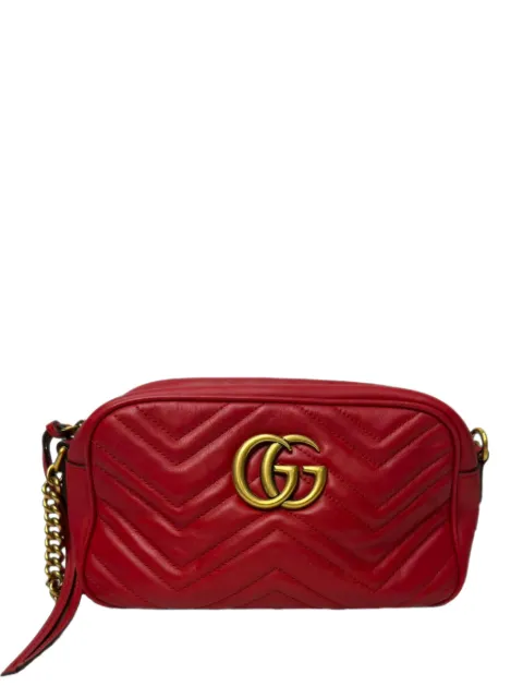 Gucci Pre-Owned late 2010s Marmont quilted shoulder bag Red RFCPUGBBA757394W