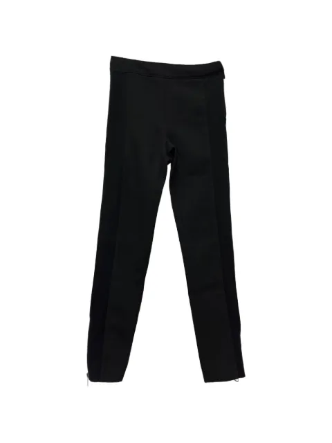 Burberry Pre-Owned late 2000s-early 2010s straight-leg zip-detail trousers Black RFCPUGBCL757379W